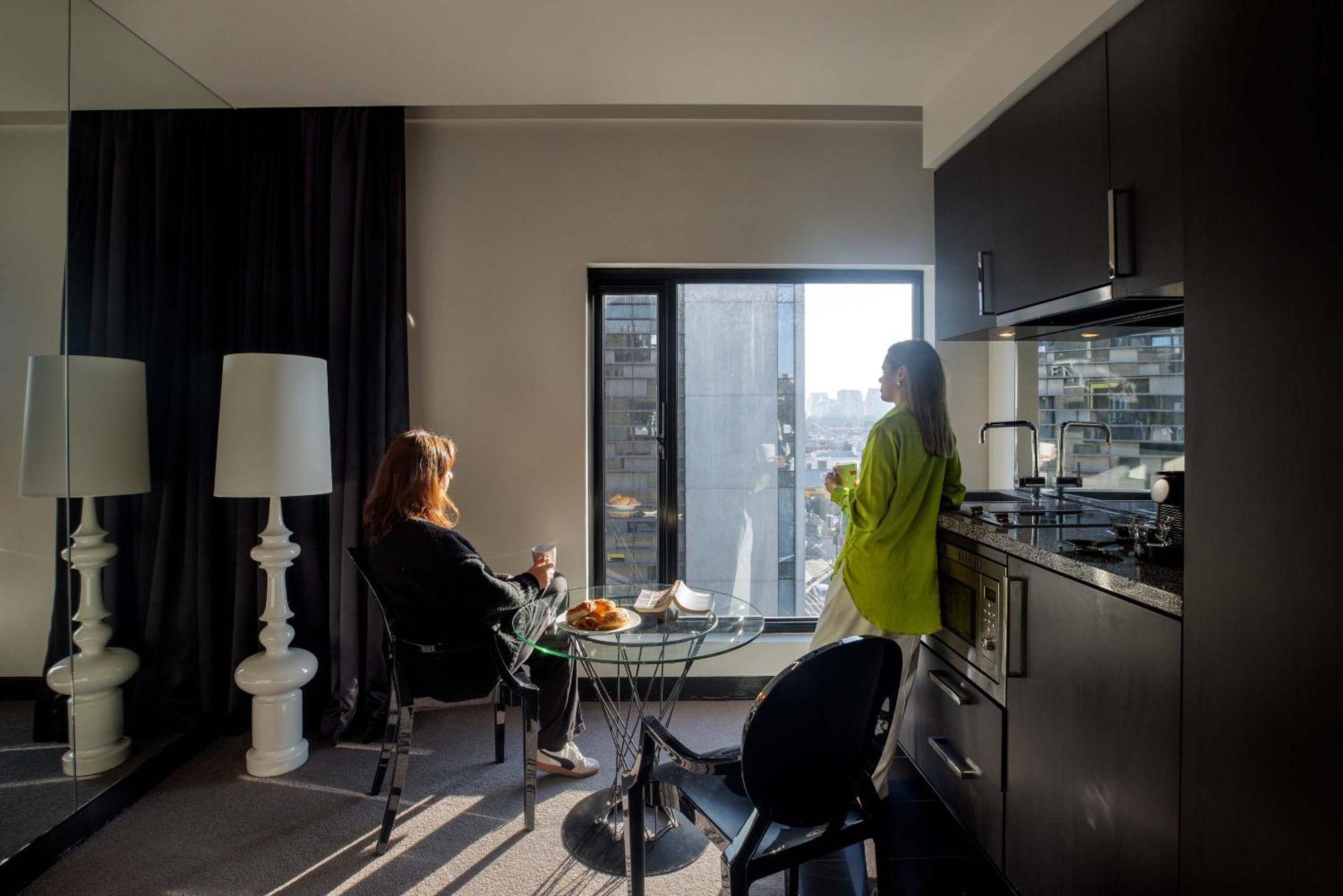 The Cullen Melbourne - Art Series Extérieur photo A kitchen in a serviced apartment in Stockholm, Sweden